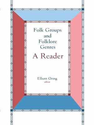 cover image of Folk Groups and Folklore Genres Reader